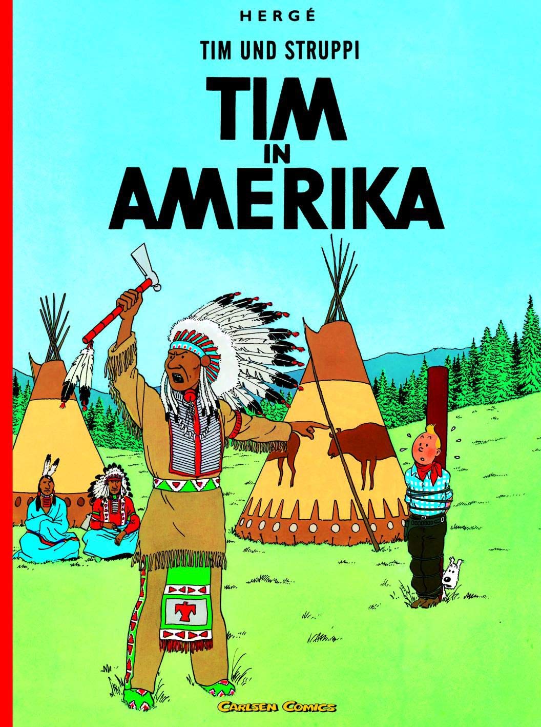 Tim Und Struppi: Tim in Amerika  Tintin German edition,Used