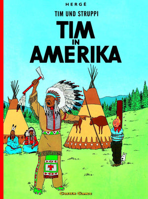 Tim Und Struppi: Tim in Amerika  Tintin German edition,Used