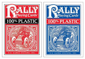 Rally Playing Cards 100% Plastic,Used