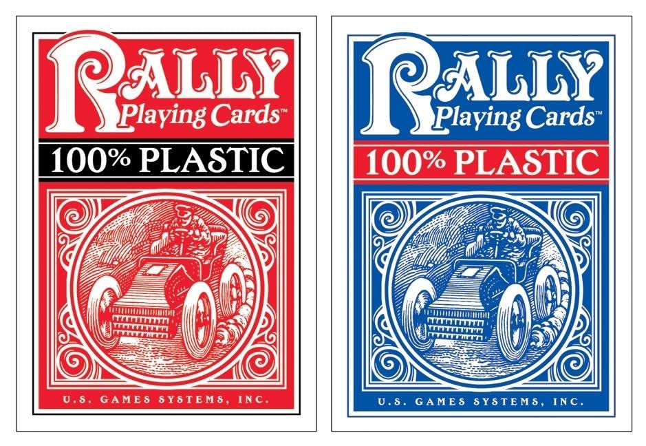 Rally Playing Cards 100% Plastic,Used