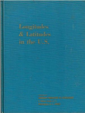 Longitudes And Latitudes In The United States,Used