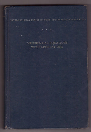 Differential Equations With Applications (International Series in Pure and Applied Mathematics),Used