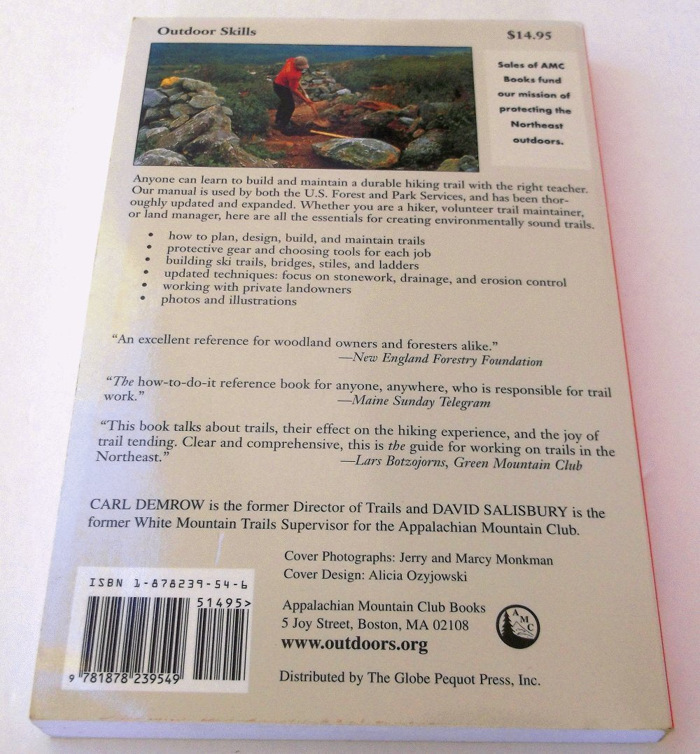 The Complete Guide to Trail Building and Maintenance, 3rd Edition,Used