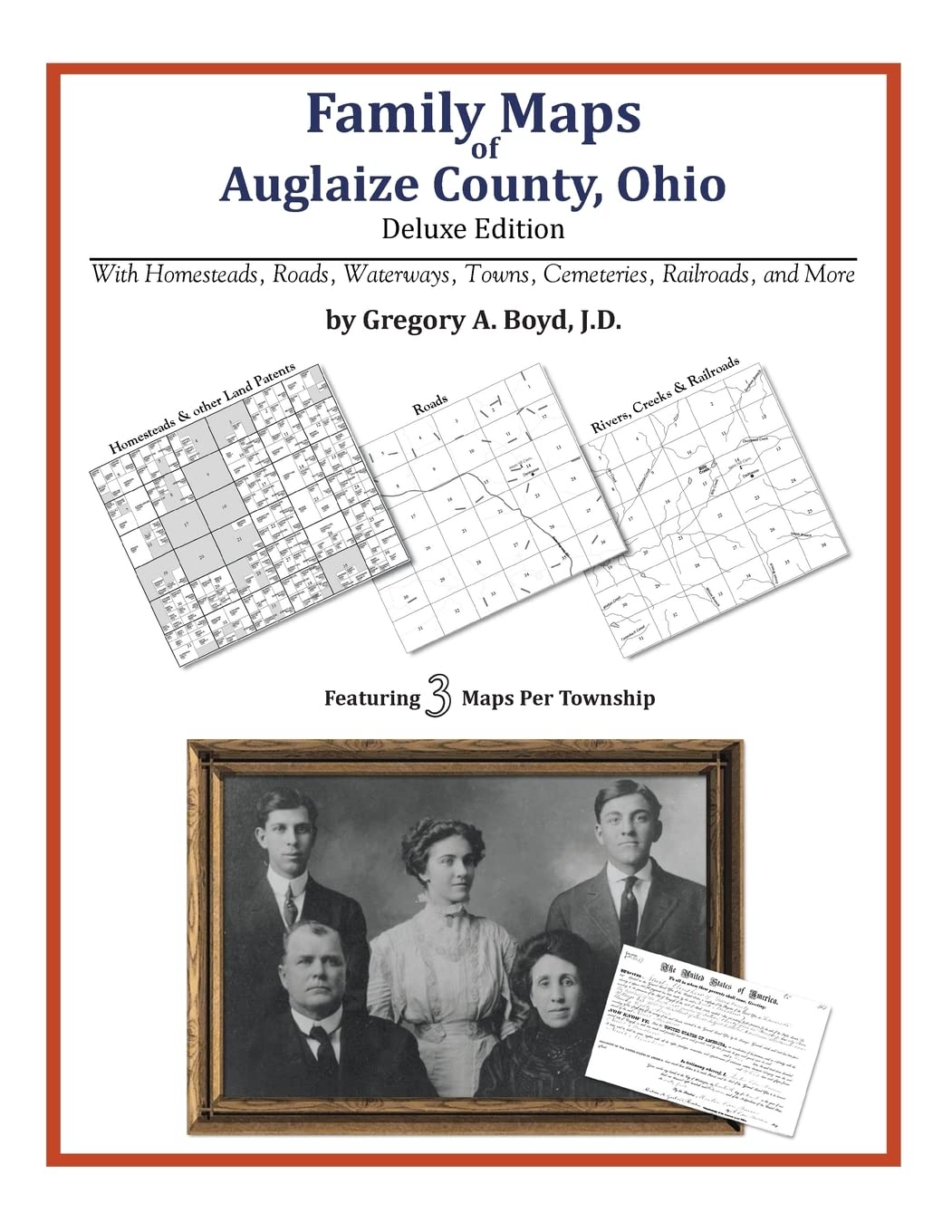 Family Maps of Auglaize County, Ohio,Used