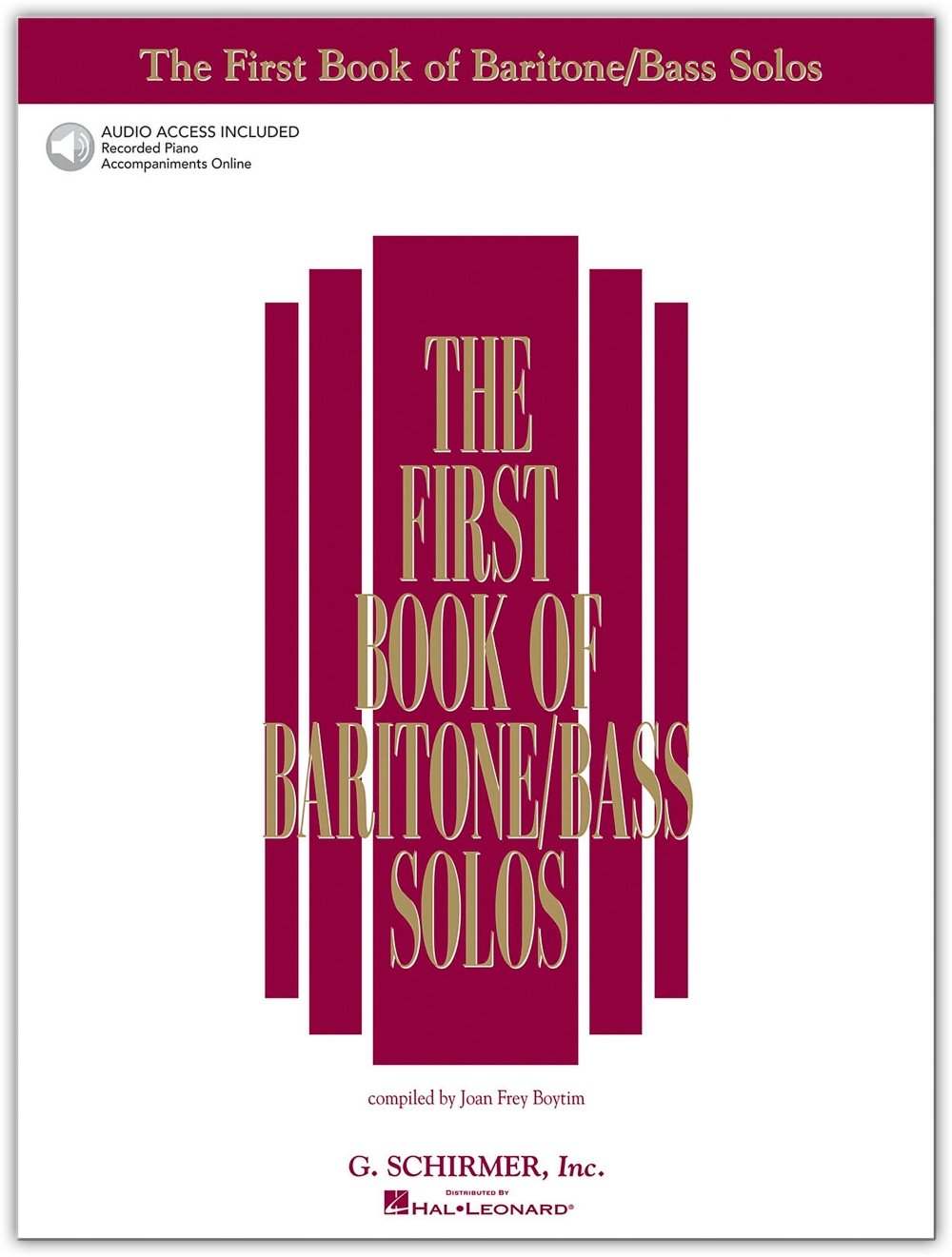 The First Book of Baritone/Bass Solos Book/Online Audio (First Book of Solos),New
