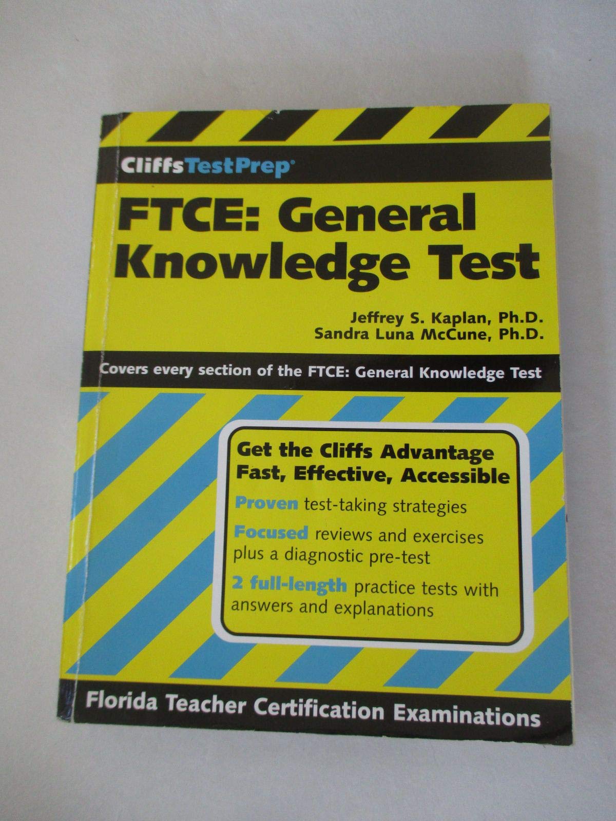Cliffstestprep FTCE: General Knowledge Test (Cliffsnotes Testprep),Used