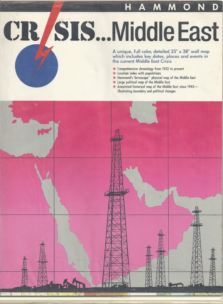 Crisis Middle East (Folded Map),Used