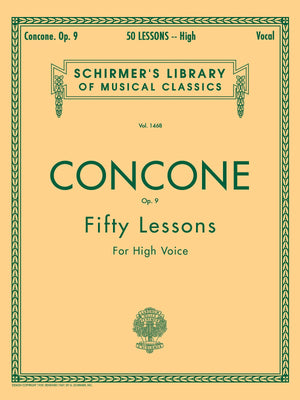 50 Lessons for High Voice, Op. 9,Used