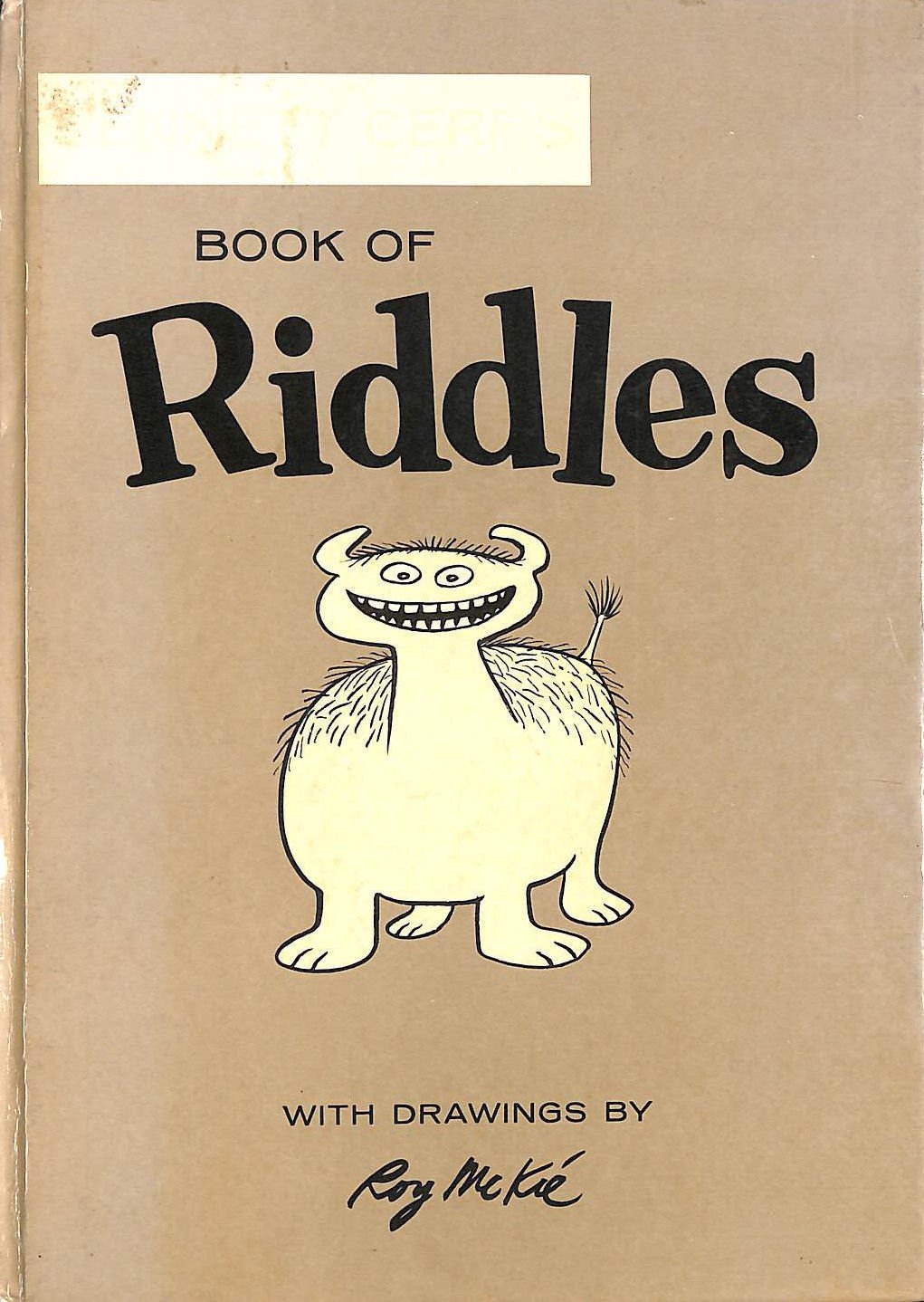The Book of Riddles (Beginner Books),Used