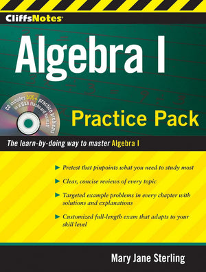 CliffsNotes Algebra I Practice Pack (CliffsNotes (Paperback)),Used