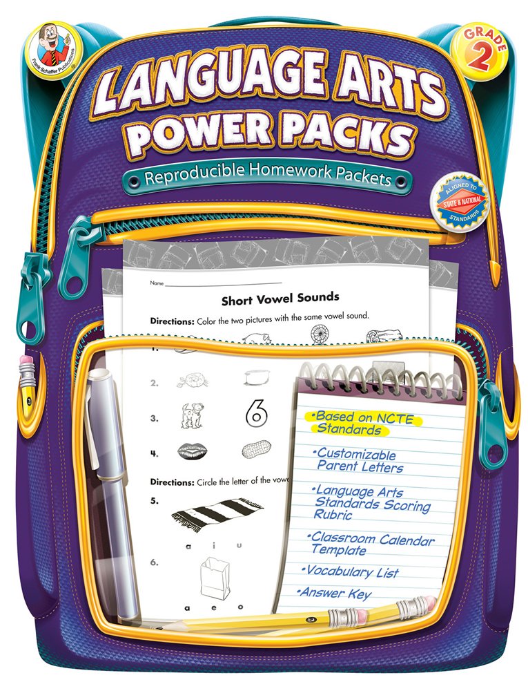 Language Arts Power Packs, Grade 2,New