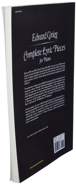 Complete Lyric Pieces For Piano (Dover Classical Piano Music),New