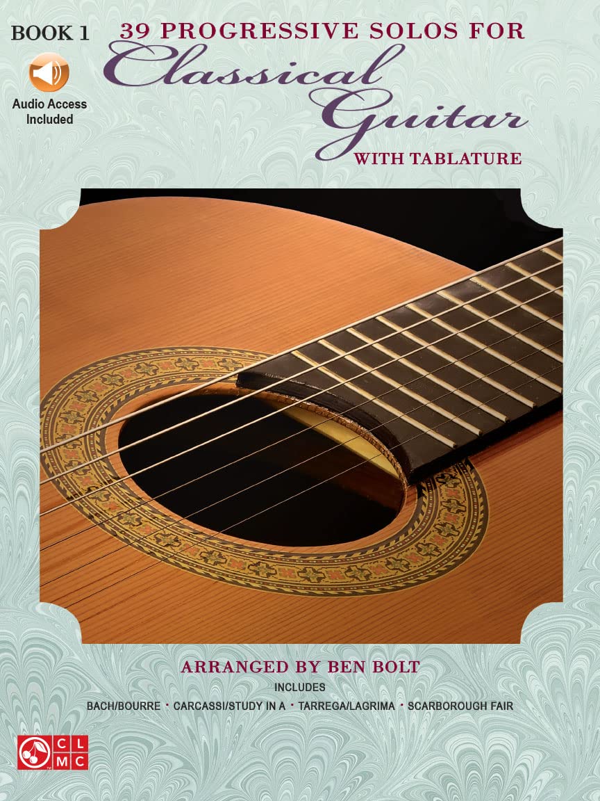 39 Progressive Solos For Classical Guitar  Book 1 (Book/Online Audio) (Thirtynine Progressive Solos For Classical Guitar)-used