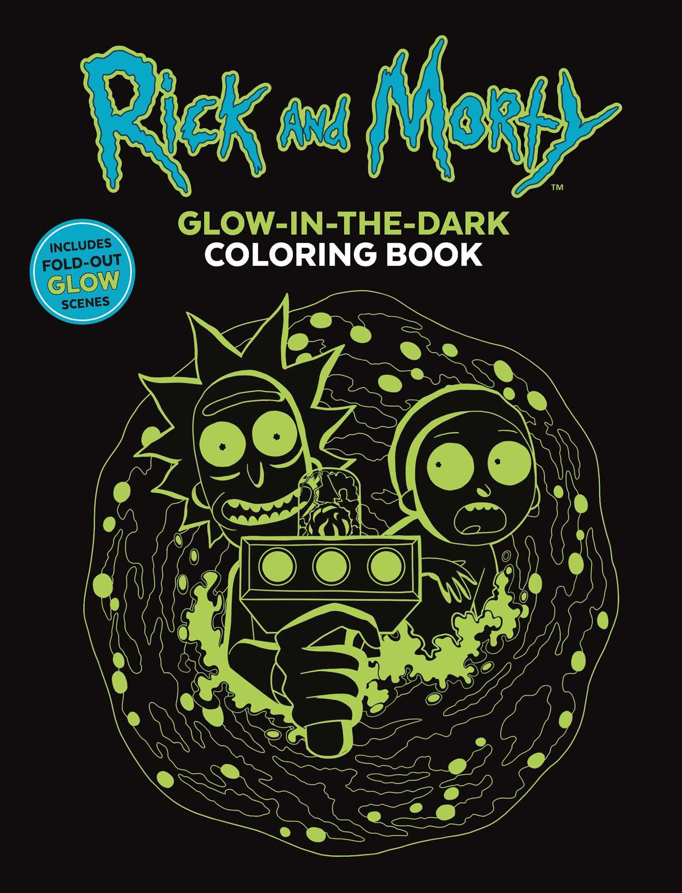 Rick And Morty GlowInTheDark Coloring Book