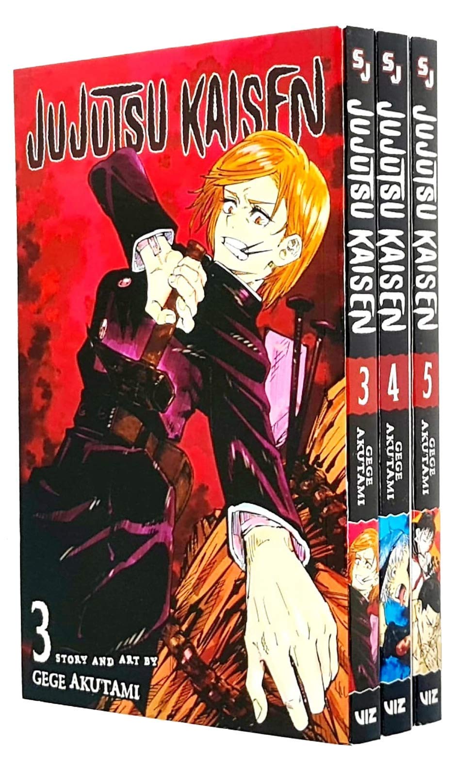 Jujutsu Kaisen Series Vol 3,4,5 Collection 3 Books Set By Gege Akutami