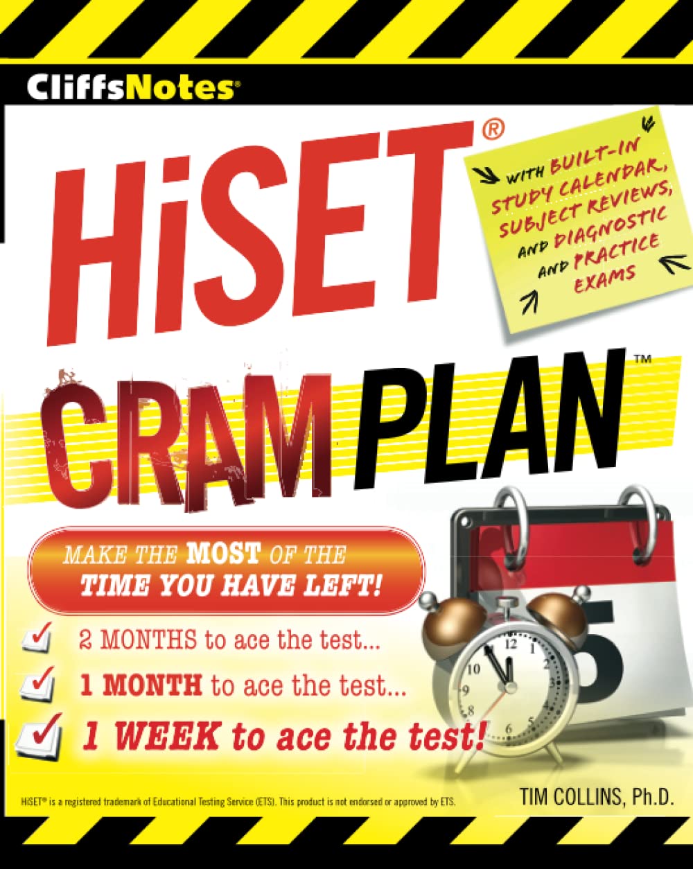 CliffsNotes HiSET Cram Plan (CliffsNotes Cram Plan),Used