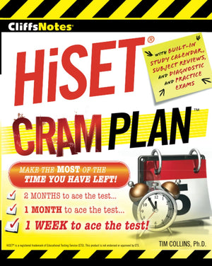 CliffsNotes HiSET Cram Plan (CliffsNotes Cram Plan),Used