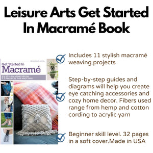 Macrame11 Stylish Wall Hangings & Other Projects for Beginners,Used