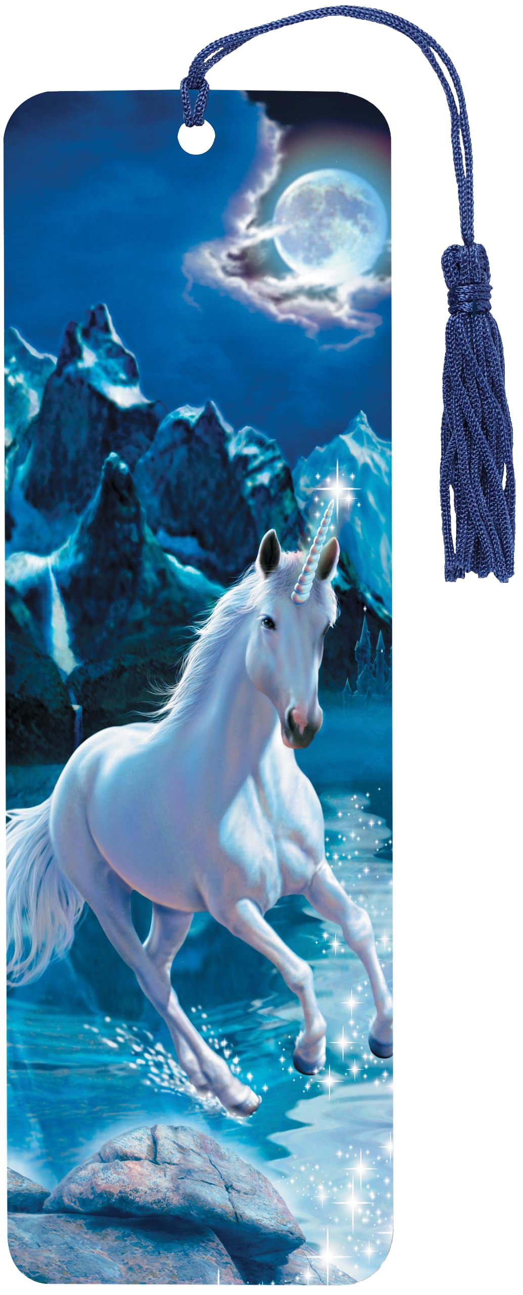 Unicorn 3D Bookmark (lenticular bookmark),New