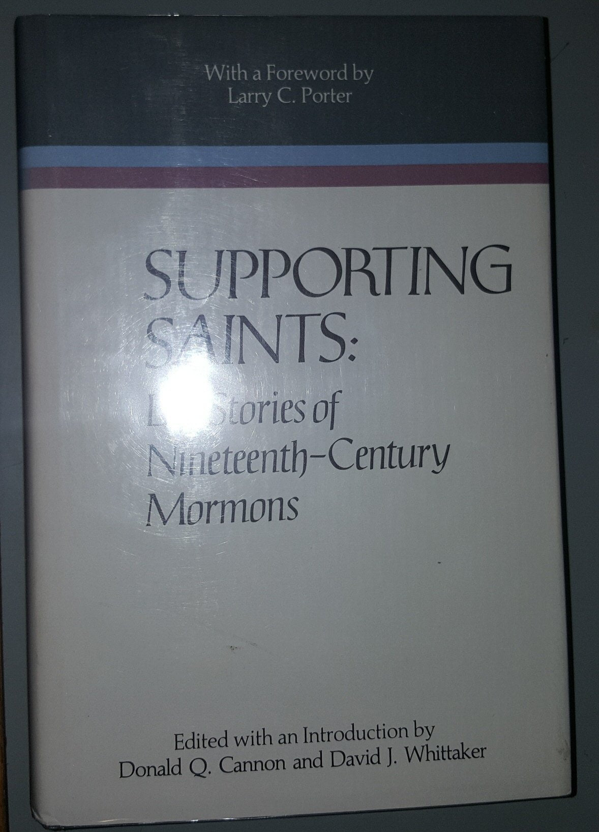 Supporting Saints Life Stories of 19th Century Mormons,Used