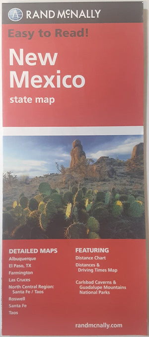 Easy To Read: New Mexico State Map,Used