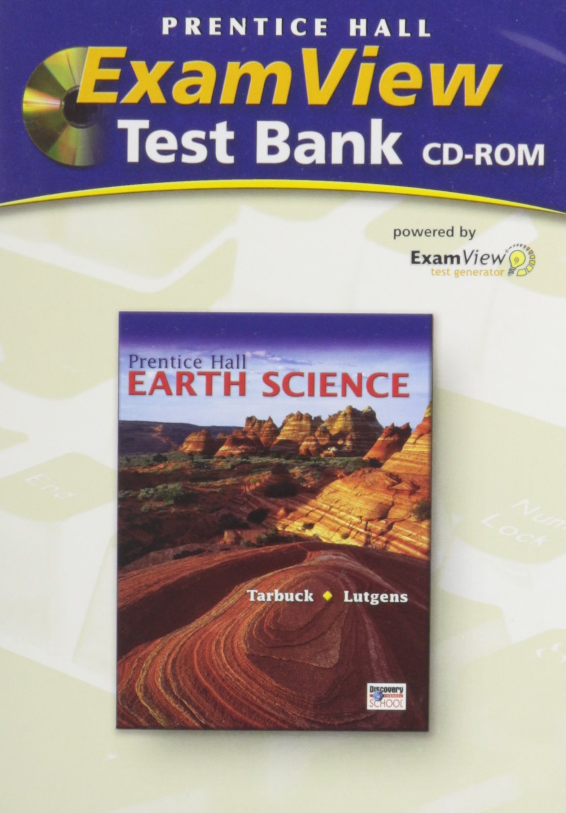 Prentice Hall Earth Science ExamView Test Bank on CDROM,Used