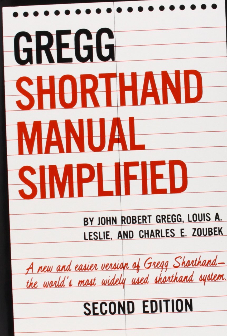 The GREGG Shorthand Manual Simplified,Used