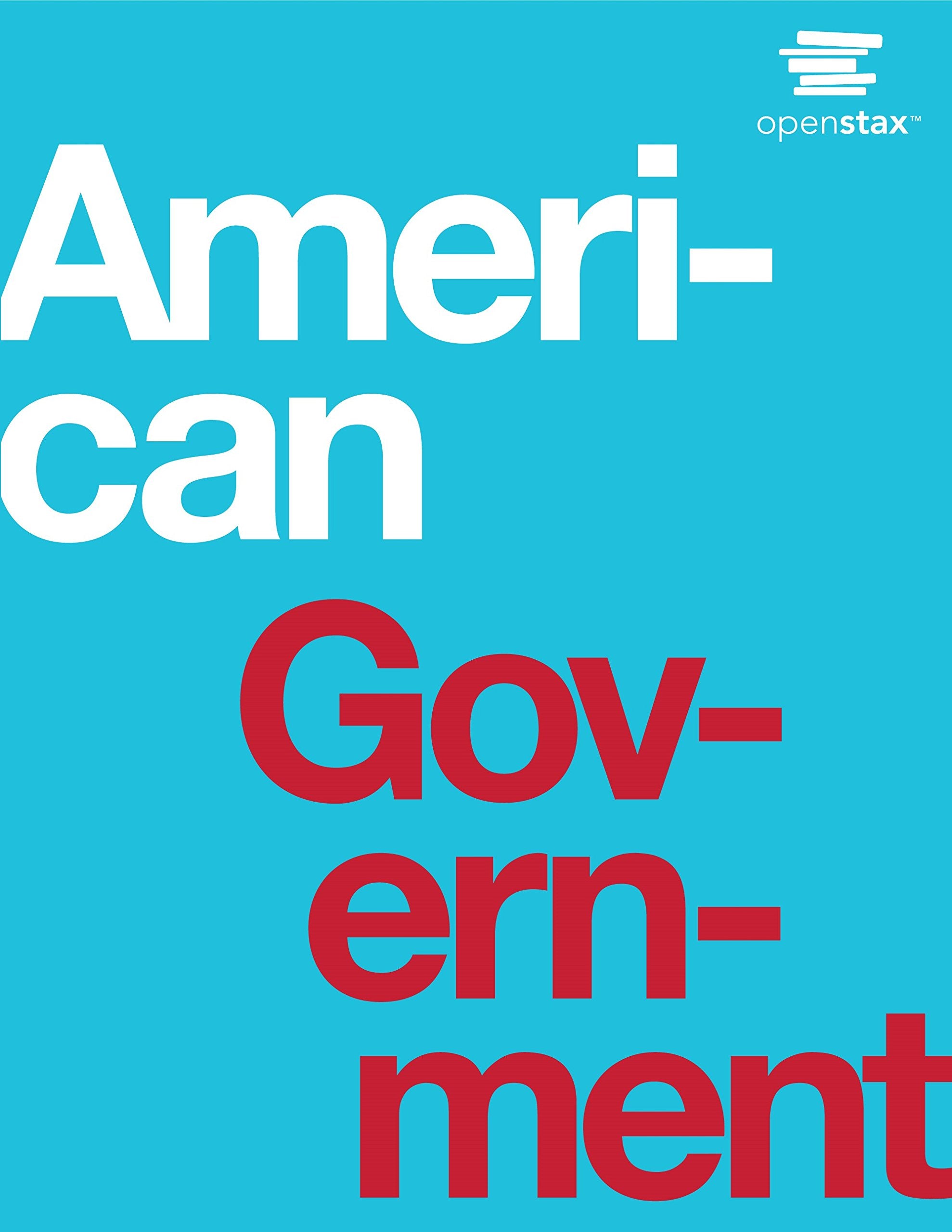 American Government by OpenStax (hardcover version, full color),Used