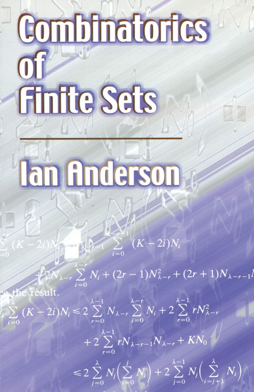 Combinatorics Of Finite Sets (Dover Books On Mathematics)