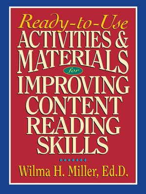 Ready To Use Activities And Materials For Improving Content Reading Skills,New