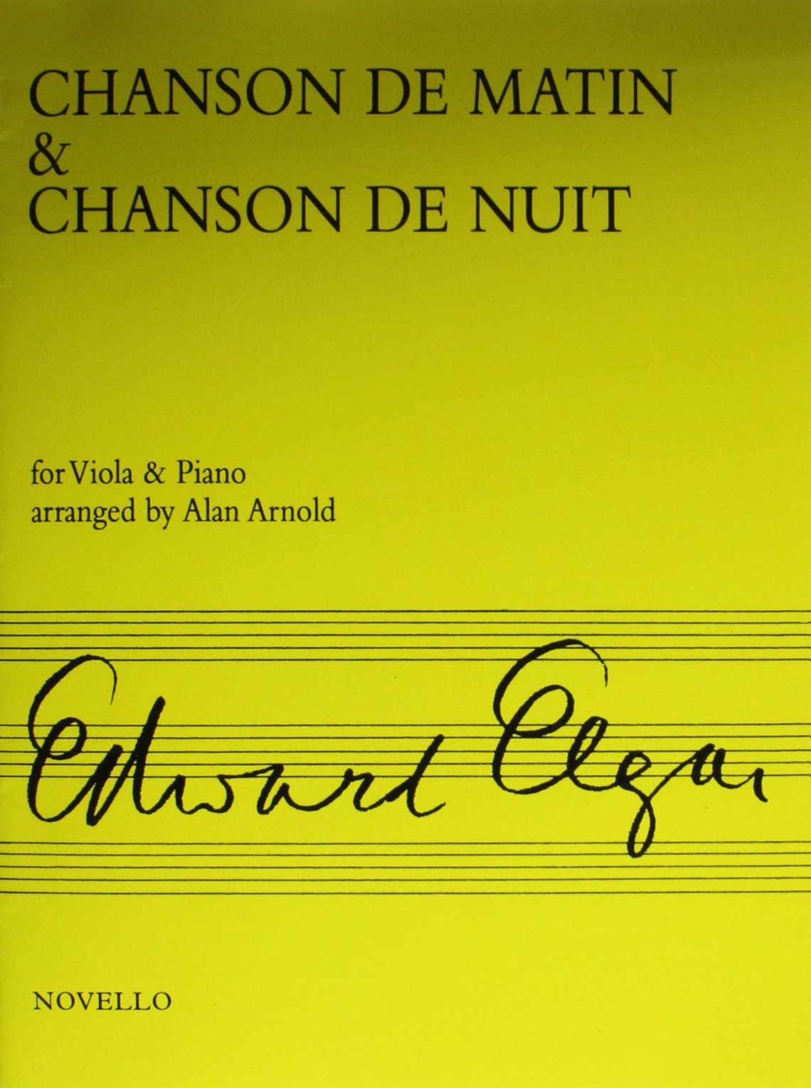 Chanson de Matin and Chanson de Nuit: Viola & Piano,Used