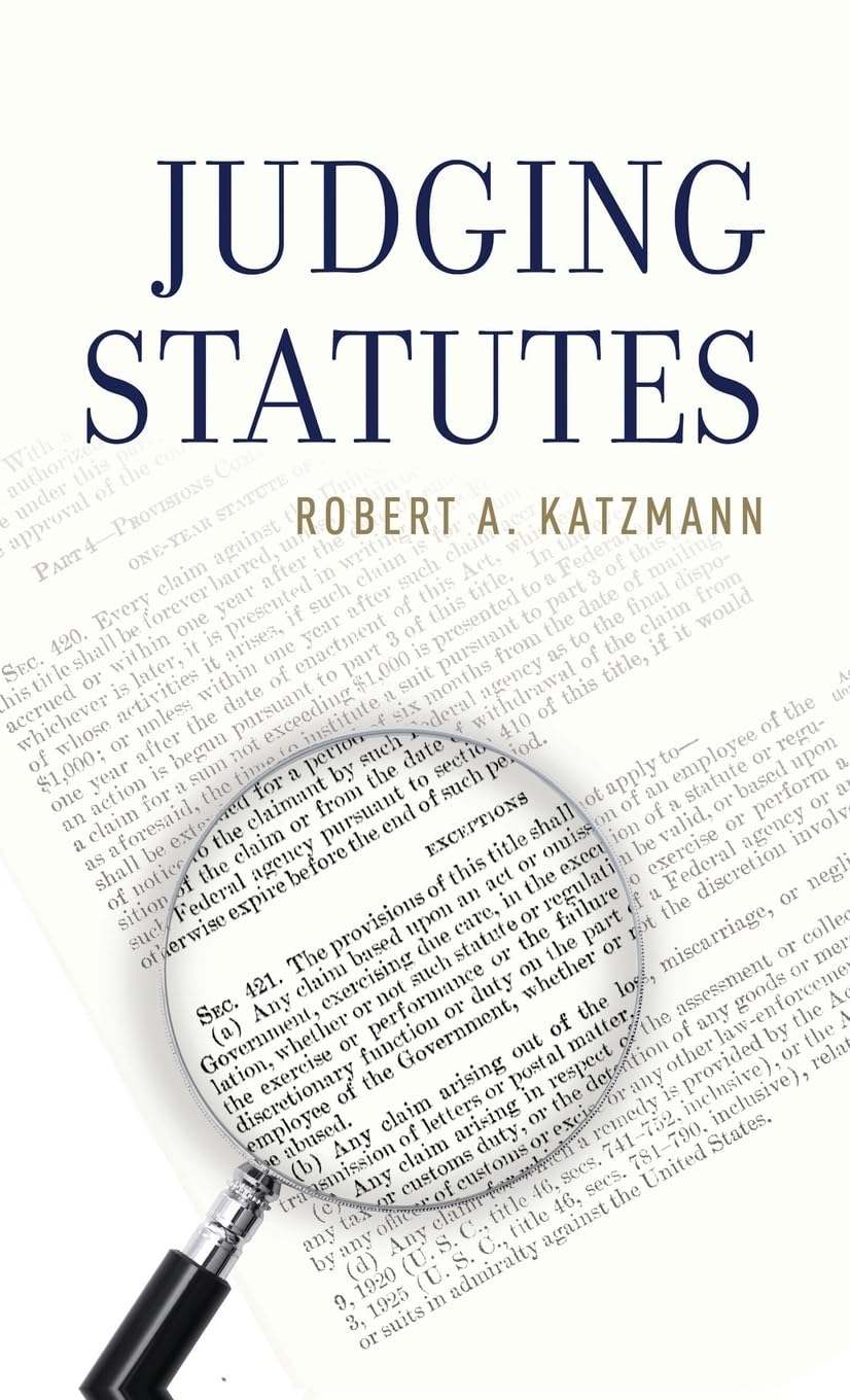 Judging Statutes,New