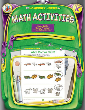 Math Activities, Grade K (Homework Helper),Used