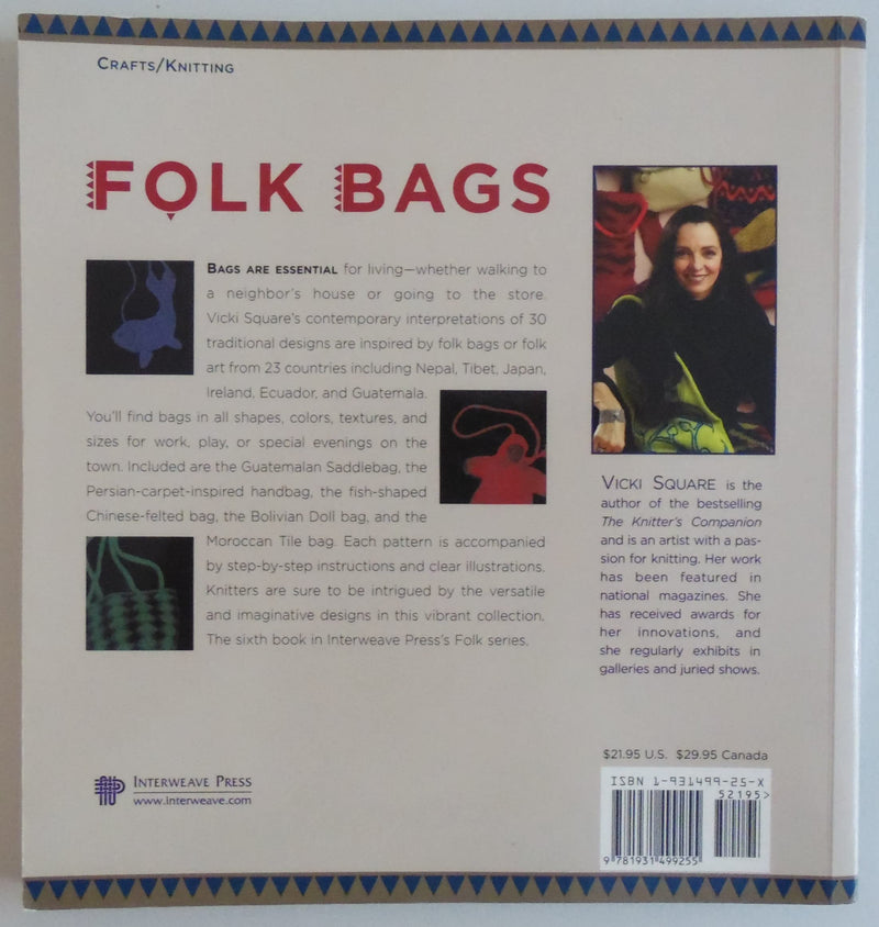 Folk Bags (Folk Knitting Series),Used
