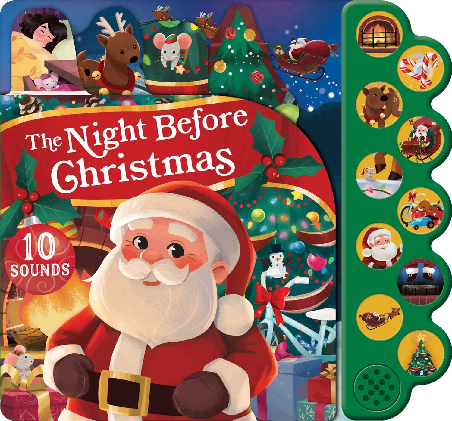 The Night Before Christmas 10Button Sound Book (10Button Sound Books),New