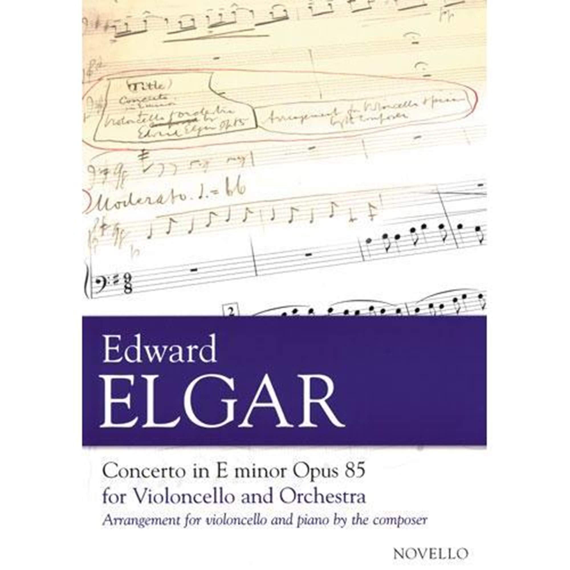 Concerto in E Minor, Op. 85 for Violoncello and Orchestra: Arranged for Cello and Piano,Used