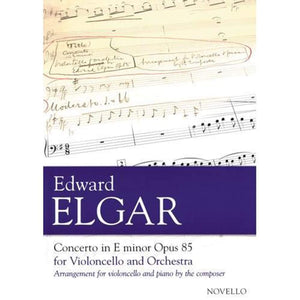 Concerto in E Minor, Op. 85 for Violoncello and Orchestra: Arranged for Cello and Piano,Used