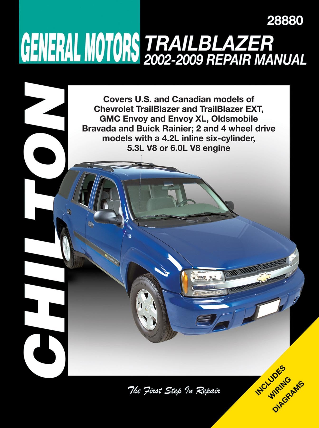 Chilton Total Car Care Chevrolet Trailblazer, GMC Envoy, Oldsmobile Bravada & Rainier 0209 (Chilton's Total Car Care Repair Man,Used
