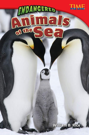 Teacher Created Materials  TIME For Kids Informational Text: Endangered Animals of the Sea  Grade 5  Guided Reading Level U,Used