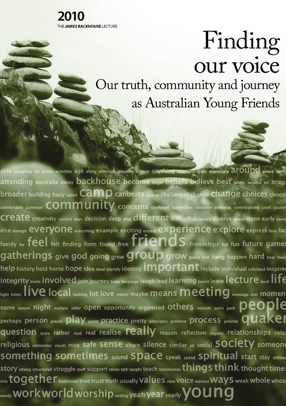 Finding Our Voice: Our truth, community and journey as Australian Young Friends,Used