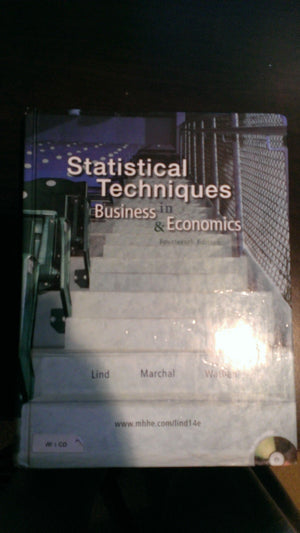 Statistical Techniques In Business And Economics,Used