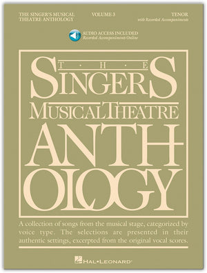 Singer's Musical Theatre Anthology  Volume 3 Book/Online Audio,Used