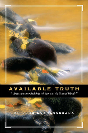 Available Truth: Excursions into Buddhist Wisdom and the Natural World,Used
