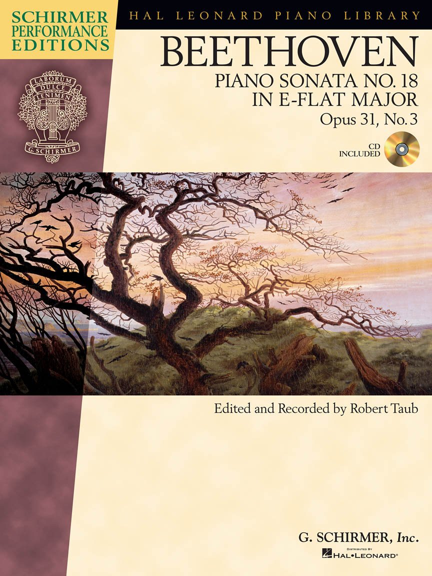 Beethoven: Piano Sonata No. 18 In Eflat Major, Opus 31, No. 3 (Schirmer Performance Editions),Used