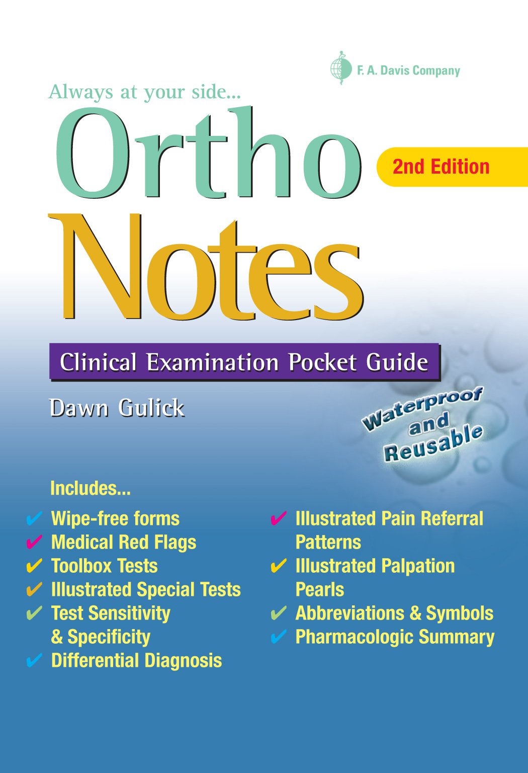Ortho Notes: Clinical Examination Pocket Guide,Used