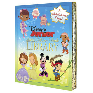 Disney Junior Little Golden Book Library (Disney Junior): Doc McStuffins; Sofia the First; Minnie Mouse Bowtique; Jake and the ,Used
