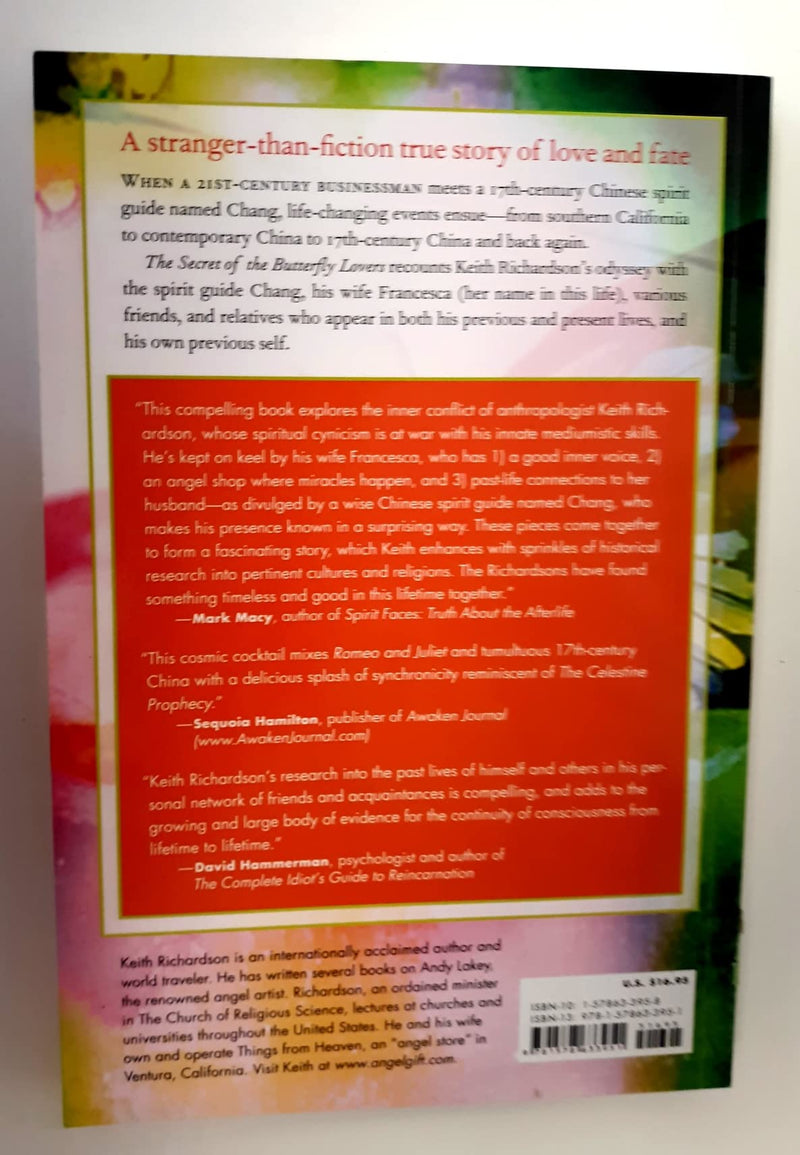 Secret of the Butterfly Lovers: Eternal Lessons of Life, Love, and Reincarnation,Used
