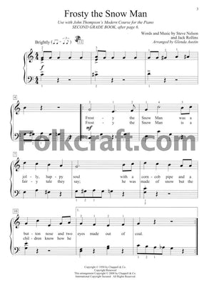 Christmas Piano Solos  Second Grade (Book Only): John Thompson's Modern Course for the Piano (John Thompson's Modern Course for,New