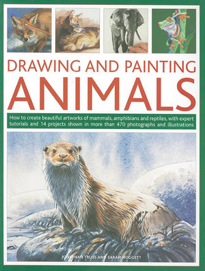 Drawing And Painting Animals: How To Create Beautiful Artworks Of Mammals, Amphibians And Reptiles, With Expert Tutorials And 14,Used