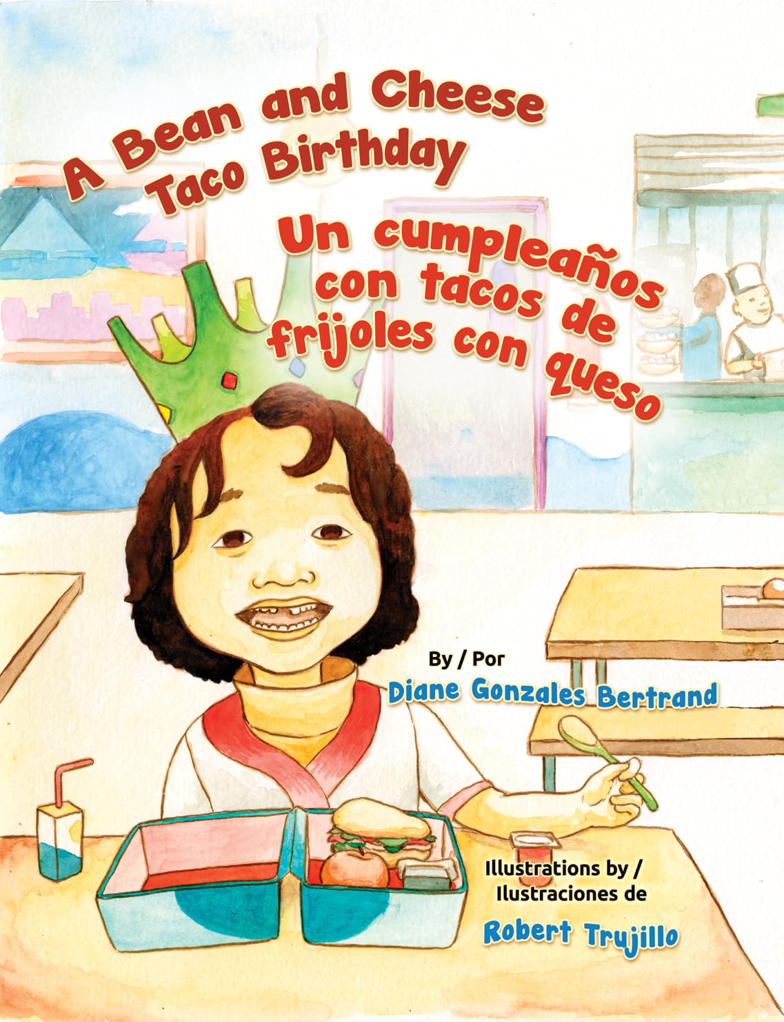 A Bean and Cheese Taco Birthday / Un Cumpleanos Con Tacos de Frijoles Con Queso (English and Spanish Edition),Used